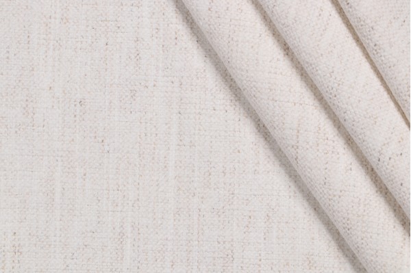 Crypton Nomad High Performance Woven Chenille Upholstery Fabric in Snow