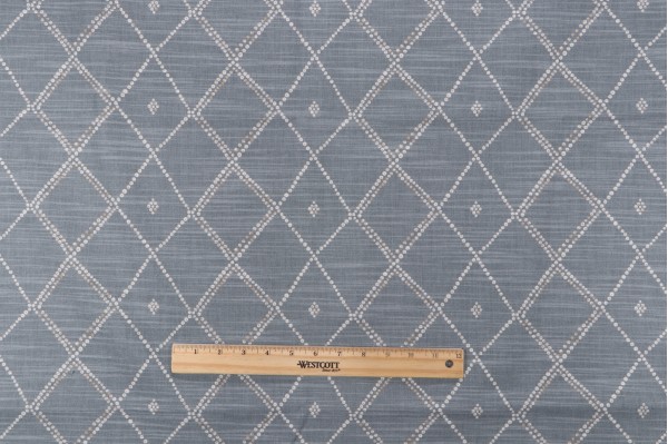 Richloom Mitra Printed Drapery Fabric in Zinc