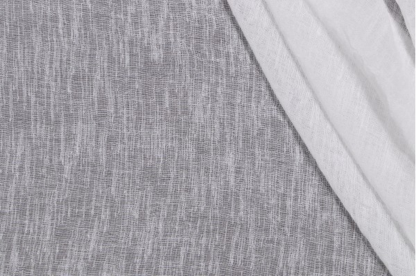 Wish Sheer Drapery Fabric in Snow