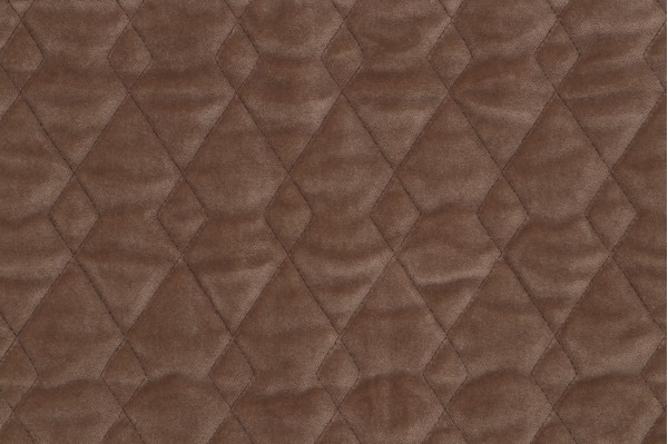 Click for 2 Yards Valdese Weavers Argyle Quilted Velvet Upholstery Fabric in Toffee Valdese Weavers Argyle Quilted Velvet Upholstery Fabric in Toffee