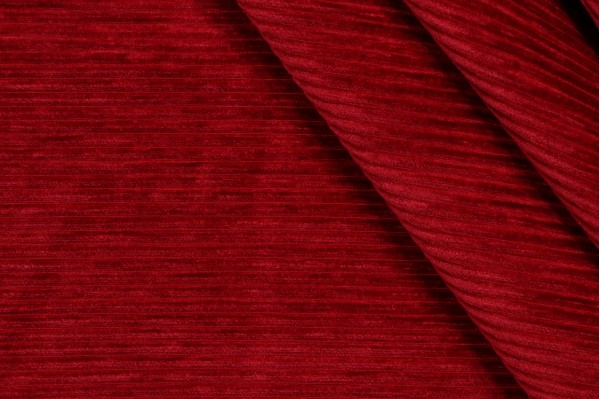 Ridges Corduroy Upholstery Fabric in Toro