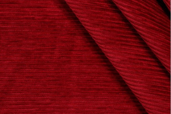 Ridges Corduroy Upholstery Fabric in Toro