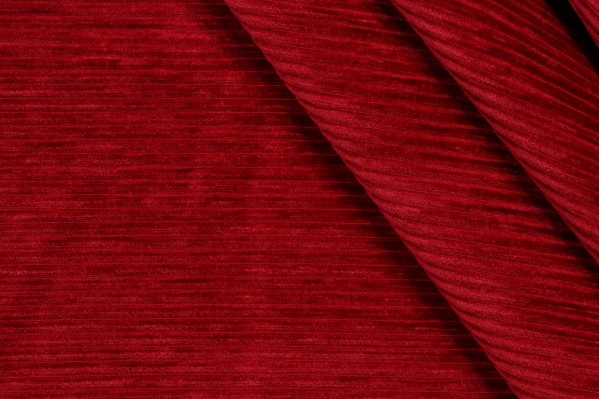 Ridges Corduroy Upholstery Fabric in Toro