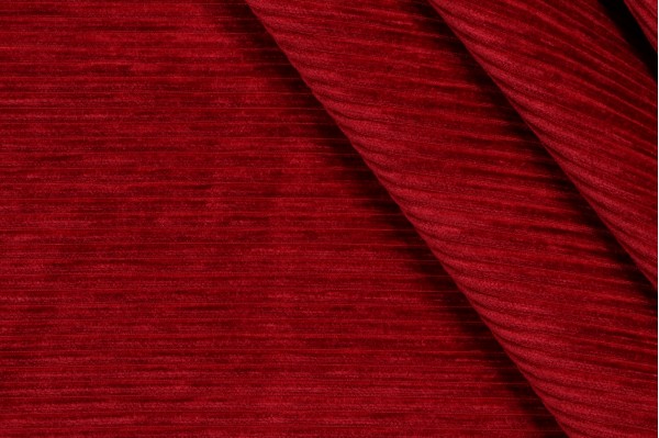 Ridges Corduroy Upholstery Fabric in Toro