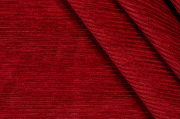 Ridges Corduroy Upholstery Fabric in Toro