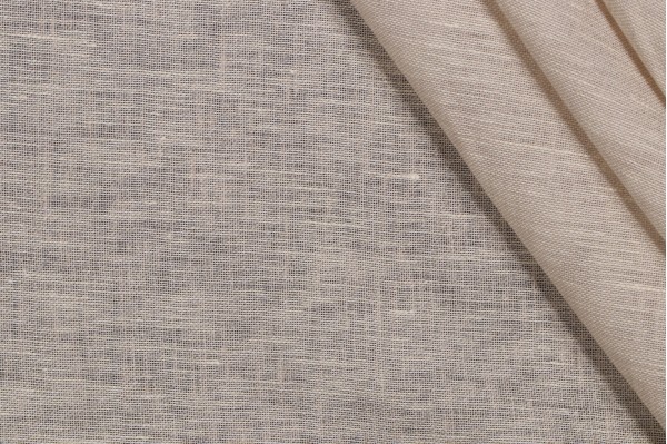 P Kaufmann Aura Sheer Woven Drapery Fabric in Alabaster