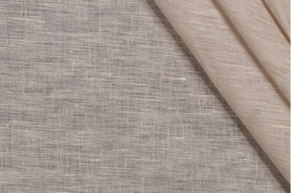 P Kaufmann Aura Sheer Woven Drapery Fabric in Alabaster