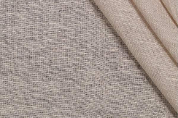 P Kaufmann Aura Sheer Woven Drapery Fabric in Alabaster