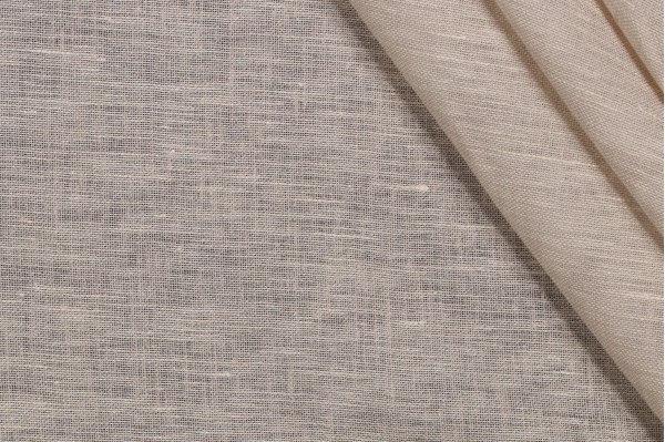 P Kaufmann Aura Sheer Woven Drapery Fabric in Alabaster