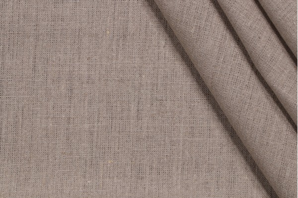 World Linen & Textile Co Palazzo Woven Linen Decorator Fabric in Natural