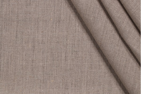 World Linen & Textile Co Palazzo Woven Linen Decorator Fabric in Natural