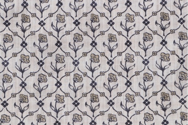 Savonna Printed Drapery Fabric in Sand