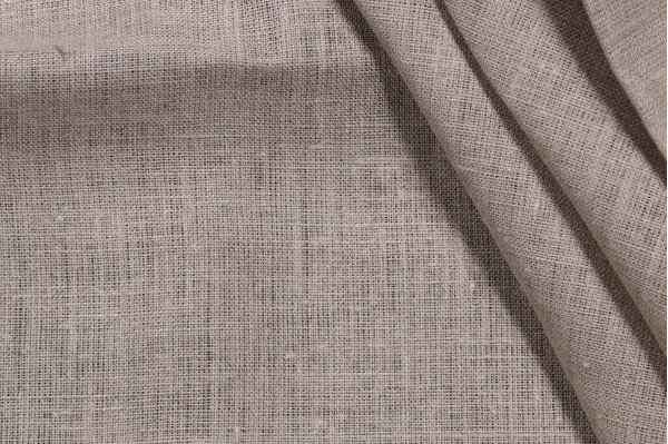 World Linen & Textile Co Palazzo Woven Linen Decorator Fabric in Natural