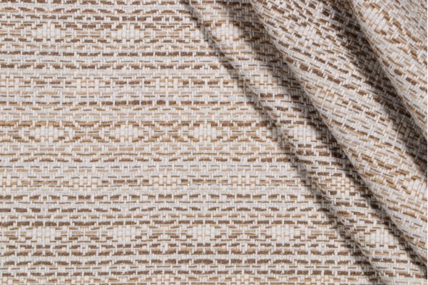 Valdese Weavers Parcae Woven Outdoor Fabric in Straw