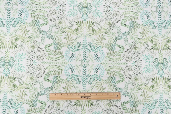 Lacefield Willow Printed Drapery Fabric in Grass
