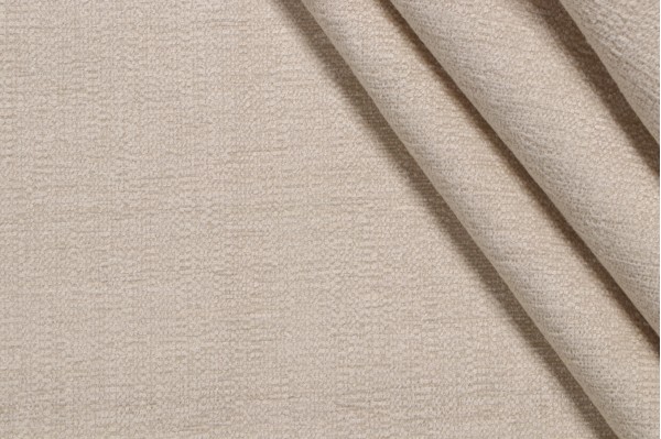 Crypton Granbury High Performance Woven Chenille Upholstery Fabric in Ivory