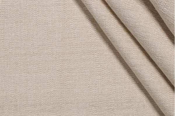 Crypton Granbury High Performance Woven Chenille Upholstery Fabric in Ivory