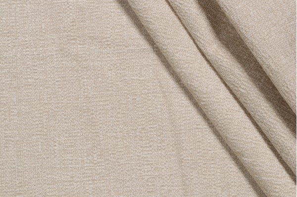 Crypton Granbury High Performance Woven Chenille Upholstery Fabric in Ivory