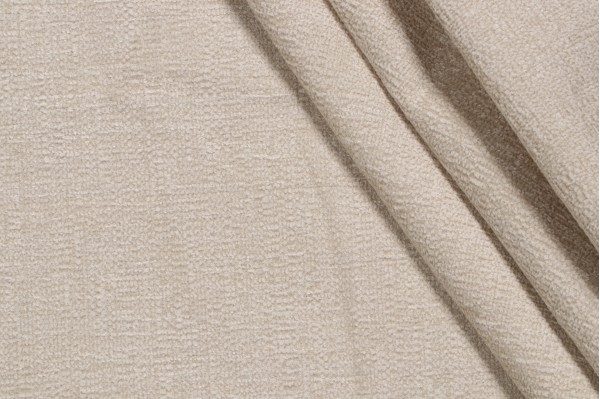 Crypton Granbury High Performance Woven Chenille Upholstery Fabric in Ivory