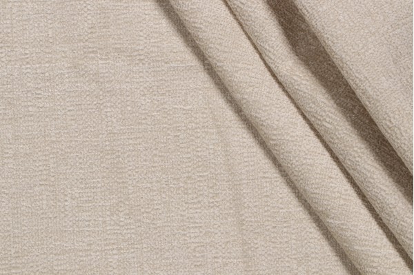 Crypton Granbury High Performance Woven Chenille Upholstery Fabric in Ivory