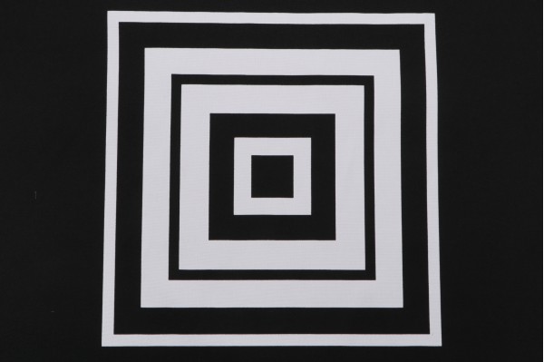 Click for Bryant Fabrics Mitered Stripe 20''x20'' Printed Polyester Pillow Square Outdoor Fabric in Black  Bryant Fabrics Mitered Stripe 20''x20'' Printed Polyester Pillow Square Outdoor Fabric in Black
