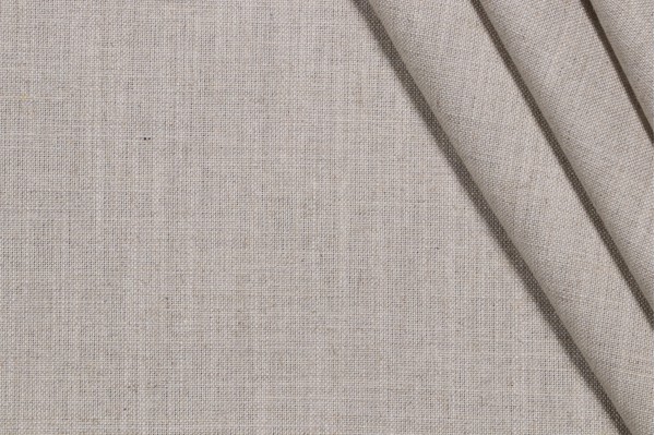 Covington Linden Linen Blend Drapery Fabric in Sterling