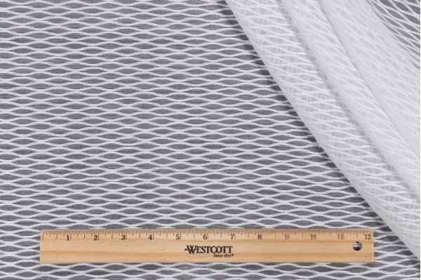 Click for 1.38 Yards Rhythmic Sheer Drapery Fabric in Veil Rhythmic Sheer Drapery Fabric in Veil