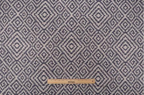 Click for 1.13 Yards Valdese Weavers Decima Woven Crypton Home Finish Upholstery Fabric in Indigo Valdese Weavers Decima Woven Crypton Home Finish Upholstery Fabric in Indigo