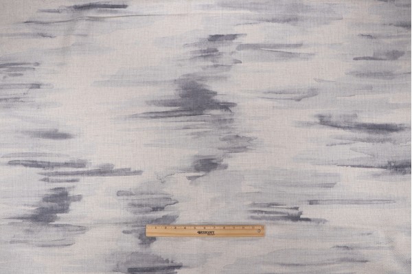 Barbara Berry Color Wash Printed Drapery Fabric in Water for Kravet CLOSEOUT