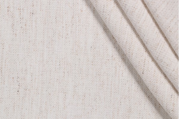 Crypton Nomad High Performance Woven Chenille Upholstery Fabric in Snow