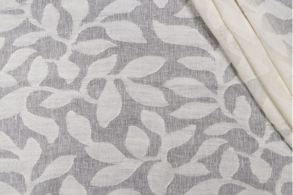 Click for 2.88 Yards Scalamandre Arbre Linen Sheer Drapery Fabric in Flax Scalamandre Arbre Linen Sheer Drapery Fabric in Flax