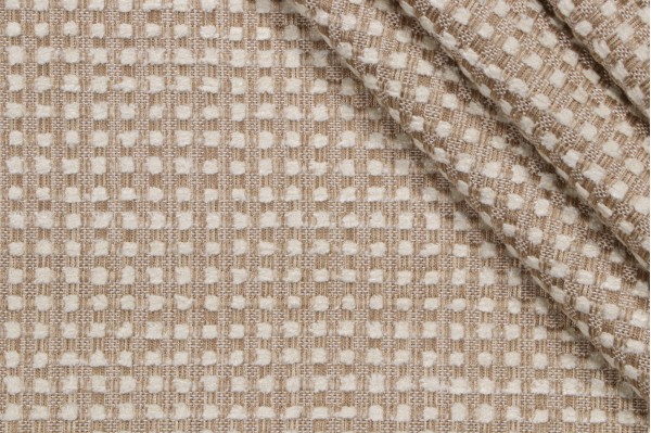 Tallulah Woven Chenille Upholstery Fabric in Sand