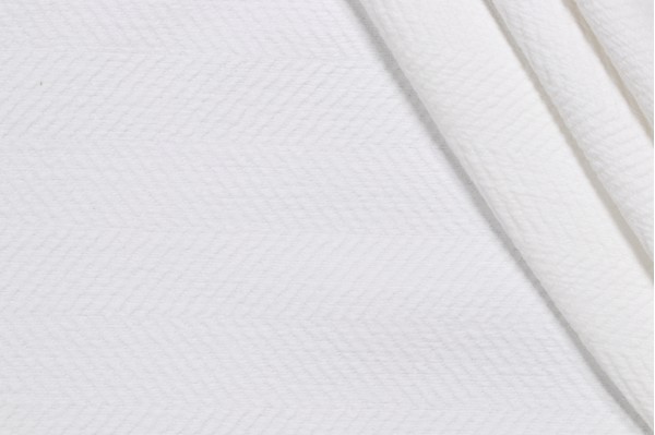 Seabry Woven Chenille Outdoor Fabric in Whisper