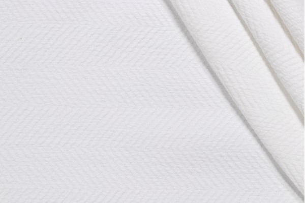 Seabry Woven Chenille Outdoor Fabric in Whisper