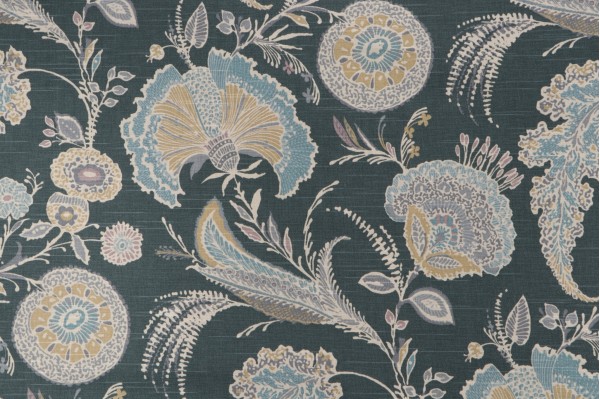 Richloom Maleah Printed Drapery Fabric in Celestial