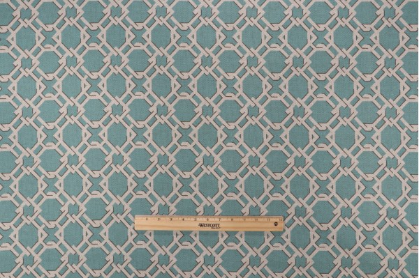 Scalamandre Keenland Printed Cotton Blend Drapery Fabric in Horizon