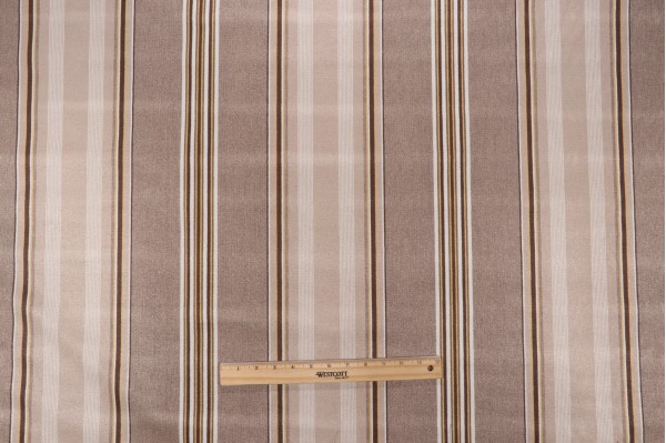Grey Watkins Lucky Stripe Grospoint Velvet Upholstery Fabric for Scalamandre