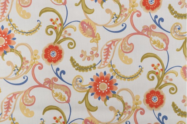 Sample of Mill Creek Printed Polyester Outdoor Fabric in Multi 