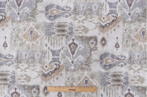 Magnolia Home Jambi Printed Cotton Drapery Fabric in Desert 