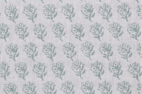 Click for P Kaufmann Laila Printed Cotton Blend Drapery Fabric in Sky  P Kaufmann Laila Printed Cotton Blend Drapery Fabric in Sky