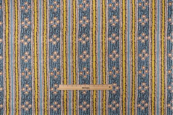 Click for P Kaufmann Leonard Blooms Printed Cotton Drapery Fabric in Azure  P Kaufmann Leonard Blooms Printed Cotton Drapery Fabric in Azure