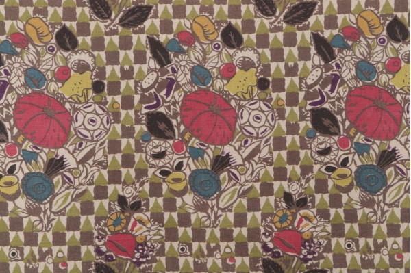 Click for P Kaufmann Keynes Blooms Printed Linen Blend Drapery Fabric in Sage  P Kaufmann Keynes Blooms Printed Linen Blend Drapery Fabric in Sage