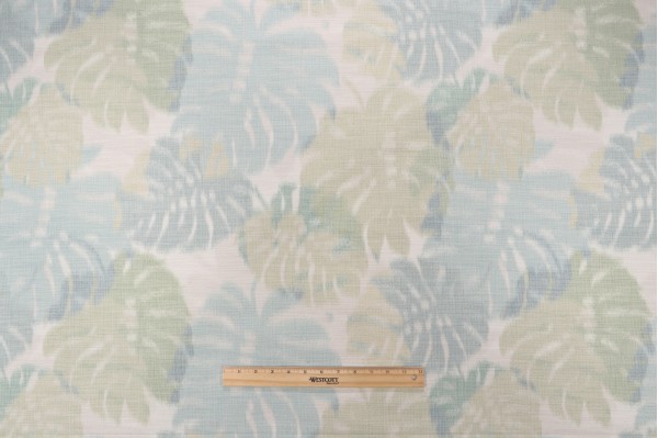 P Kaufmann Island Palm Woven Upholstery Fabric in Jungle 