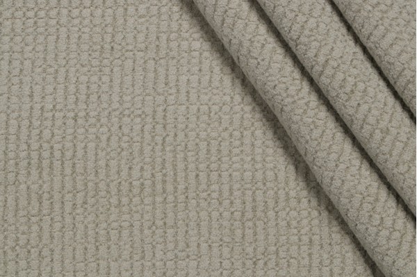 Sample of P Kaufmann San Mateo Woven Chenille Upholstery Fabric in Celadon 