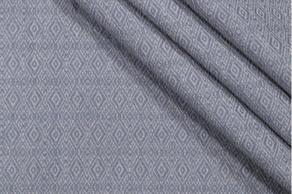Crypton Clark High Performance Woven Upholstery Fabric in Chambray