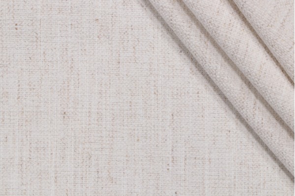 Crypton Nomad High Performance Woven Chenille Upholstery Fabric in Snow