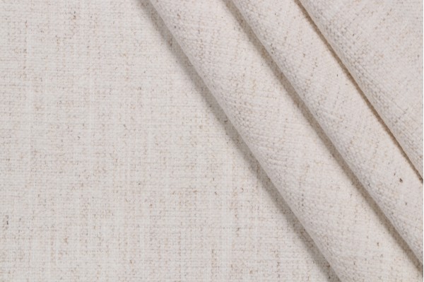 Crypton Nomad High Performance Woven Chenille Upholstery Fabric in Snow