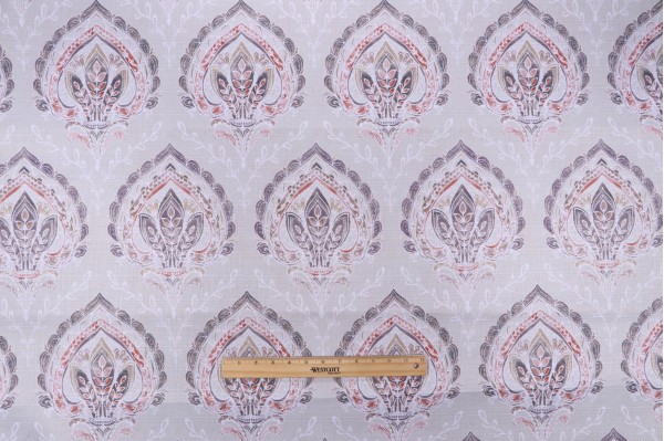 Crypton Indira High Performance Printed Drapery Fabric in Hemp