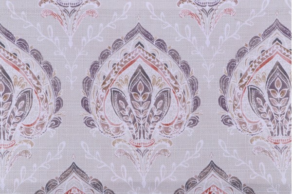 Crypton Indira High Performance Printed Drapery Fabric in Hemp