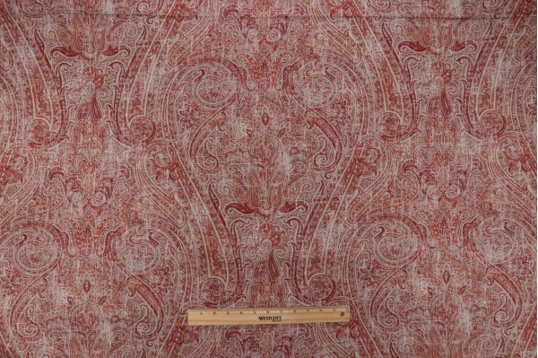 P Kaufmann Sovereignty Circle Printed Linen Blend Drapery Fabric in Harvest
